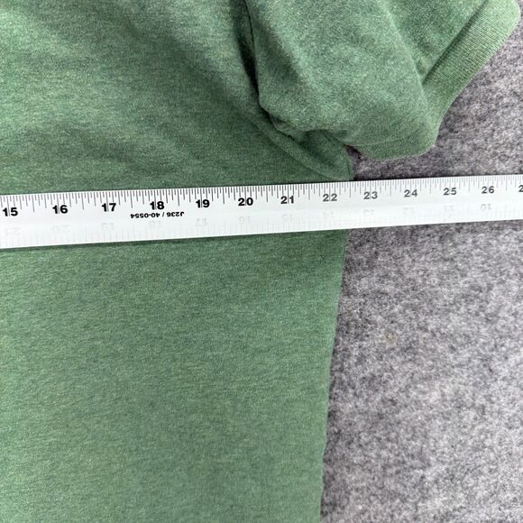 Ralph Lauren Polo Shirt Men L Large Green Button Up Collared Short Sleeve Cotton - Picture 4 of 6